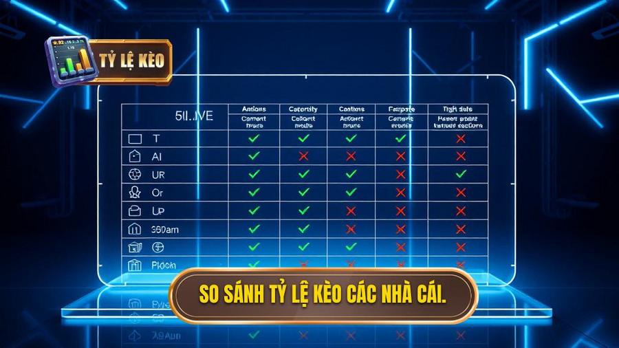 So sánh tỷ lệ kèo các nhà cái
