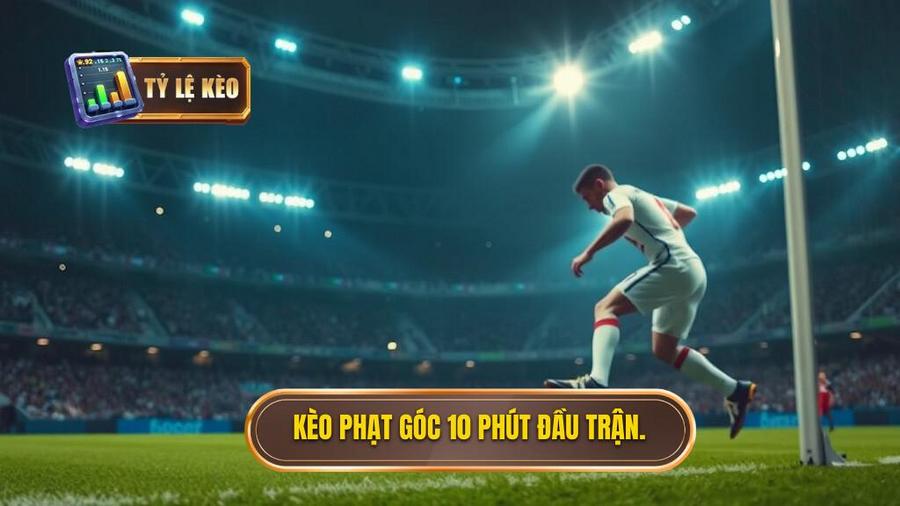1. Kèo phạt góc 10 phút đầu trận.