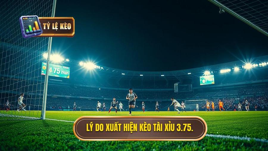 2. Lý do xuất hiện kèo tài xỉu 3.75.