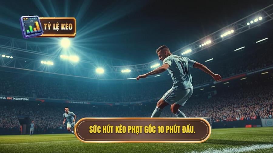 2. Sức hút kèo phạt góc 10 phút đầu.