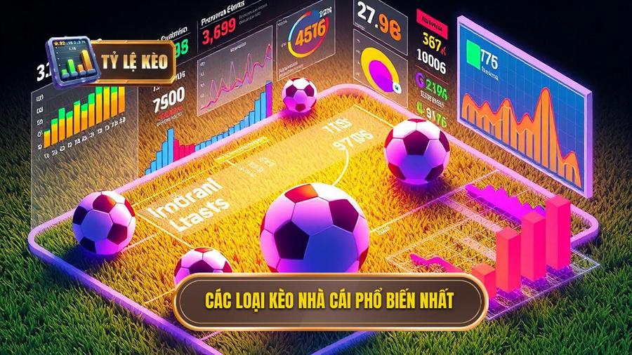 Các loại kèo phổ biến trong bảng kèo nhà cái chính thức